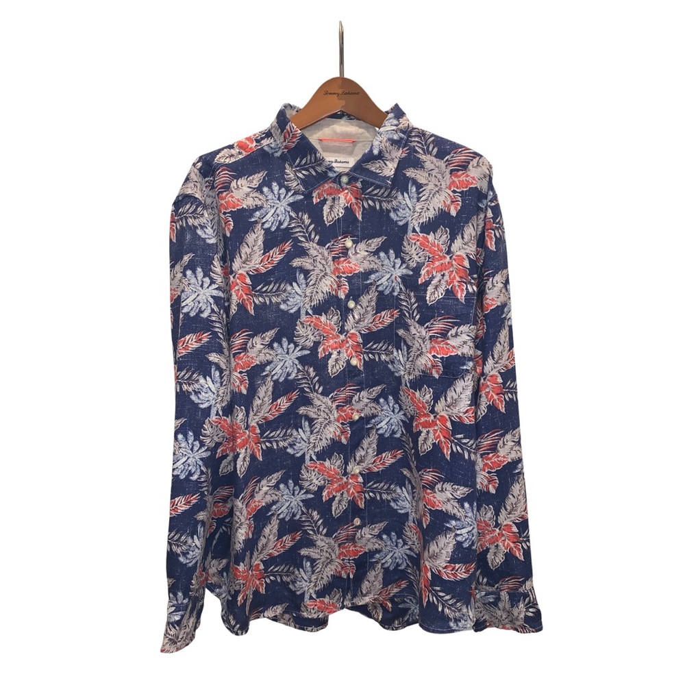 Tommy Bahama Hawaiian Button-Up Camp Shirt